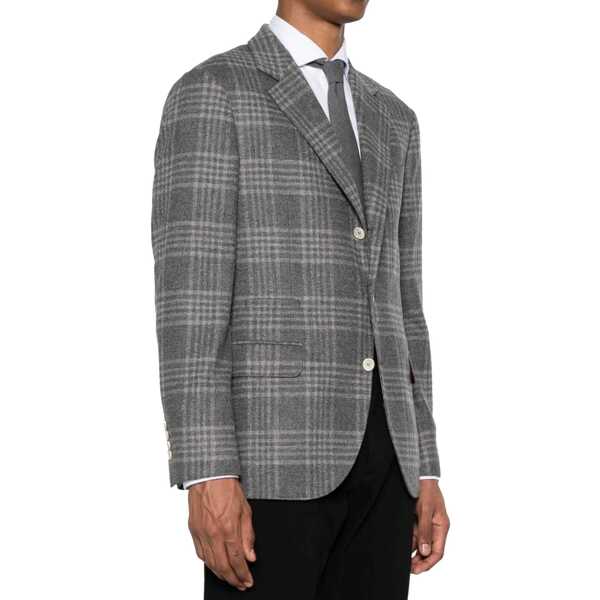 Sacouri Brunello Cucinelli Brunello Cucinelli  Blazer Jacket Gray Barbati (BM 16620354) 2