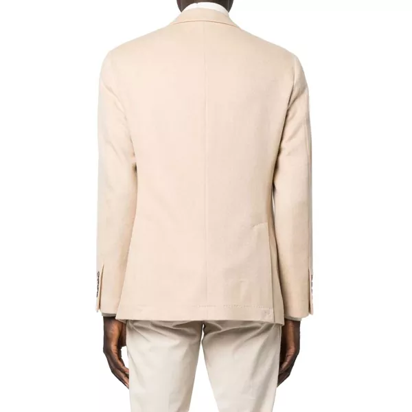 Jachete Brunello Cucinelli Brunello Cucinelli Wool Jacket Beige Barbati (BM 16620360) 3