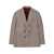 Brunello Cucinelli Brunello Cucinelli Double-Breasted Wool Jacket Beige