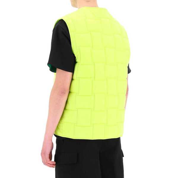 Jachete Bottega Veneta Bottega Veneta Padded Vest Jacket Green Barbati (BM 16620396) 3