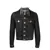 Versace Versace Medusa Motif Denim Jacket Black