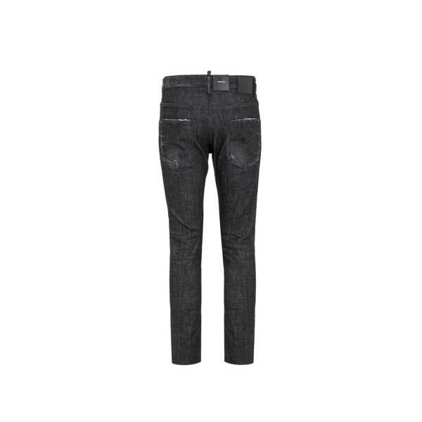 Blugi DSQUARED2 Dsquared2 Skater Denim Jeans Black Femei (BM 16620546) 2