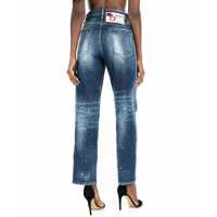 Blugi DSQUARED2 Dama - Blugi DSQUARED2 Dsquared Boston Denim Jeans Blue Femei (BM 16620552) - B-mall.ro