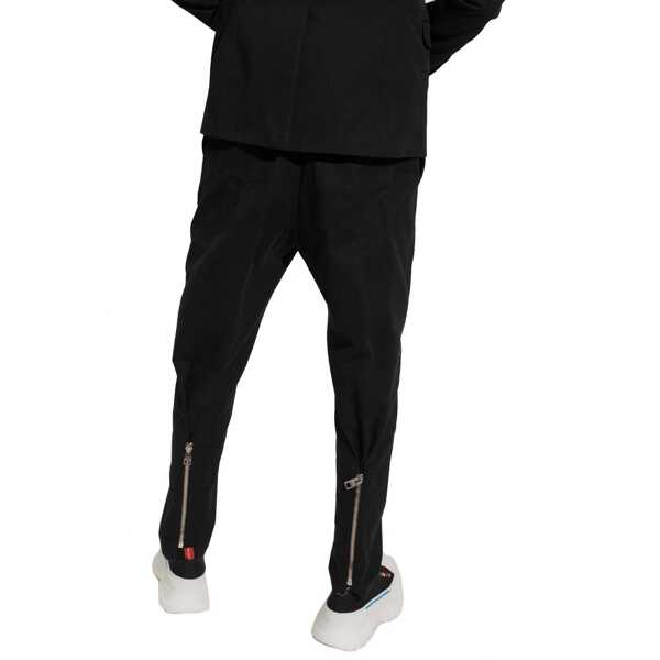 Pantaloni Alexander McQueen Alexander Mcqueen Pleat-Front Trousers Black Barbati (BM 16620669) 3