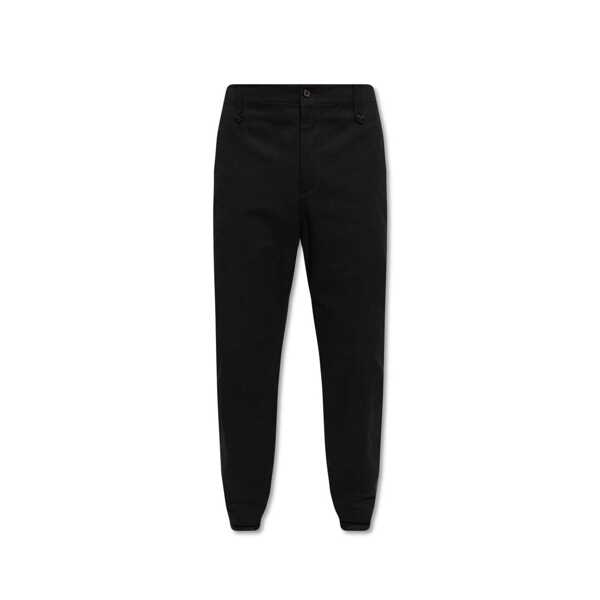 Pantaloni Alexander McQueen Alexander Mcqueen Pleat-Front Trousers Black Barbati (BM 16620669) 1