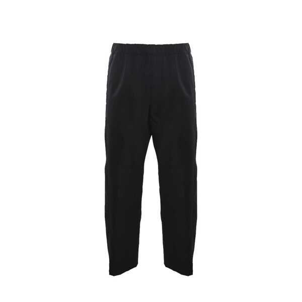 Pantaloni Alexander McQueen Alexander Mcqueen Cotton Trousers Black Barbati (BM 16620672) 1