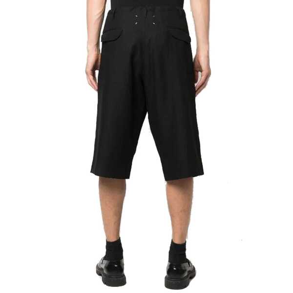 Pantaloni scurti Maison Margiela Maison Margiela Blend Linen Bermuda Shorts Black Barbati (BM 16620768) 3