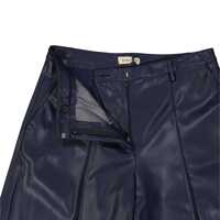 Imbracaminte BLANCA VITA Dama - Pantaloni scurti BLANCA VITA Blanca Vita Faux Leather Shorts Blue Femei (BM 16620780) - B-mall.ro