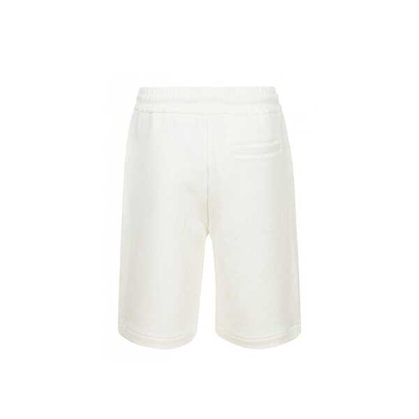 Pantaloni scurti MISSONI BEACHWEAR Missoni Cotton Logo Shorts White Barbati (BM 16620876) 3