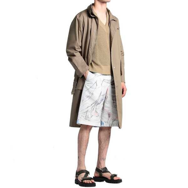 Pantaloni scurti Alexander McQueen Alexander McQueen William Blake Dante Shorts Beige Barbati (BM 16620882) 2