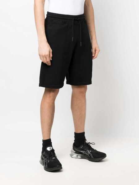 Pantaloni scurti Marcelo Burlon Marcelo Burlon Cotton Basket Shorts Black Barbati (BM 16620888) 3