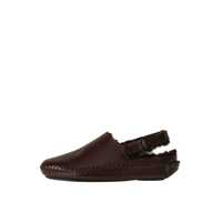 Saboti HEREU SANDALS CAR2SHWFA24.002.3 DARK BROWN Femei