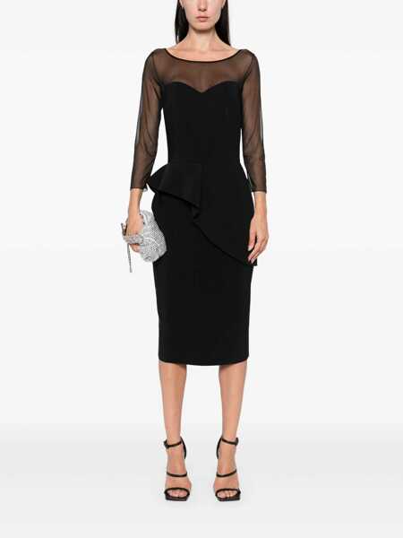 Rochii lungi CHIARA BONI CHIARA BONI DRESS ABCSKIPILLUSIONB.BS BLACK Black Femei (BM 16621773) 2