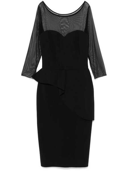 Rochii lungi CHIARA BONI CHIARA BONI DRESS ABCSKIPILLUSIONB.BS BLACK Black Femei (BM 16621773) 1