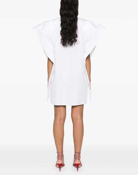 Rochii casual Stella McCartney Poplin Dress WHITE Femei (BM 16621821) 4