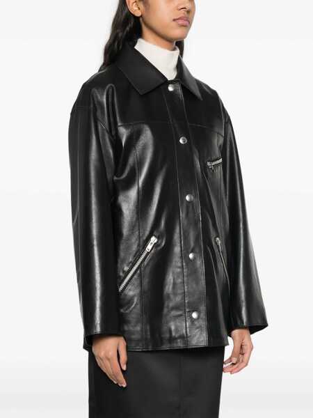 Geci de piele STAND STUDIO Jacket Elisia BLACK Femei (BM 16621893) 3