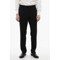 Pantaloni eleganti CORNELIANI Extrafine Virgin Wool Leader Pants With Belt Loops