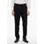 CORNELIANI Extrafine Virgin Wool Leader Pants With Belt Loops Black