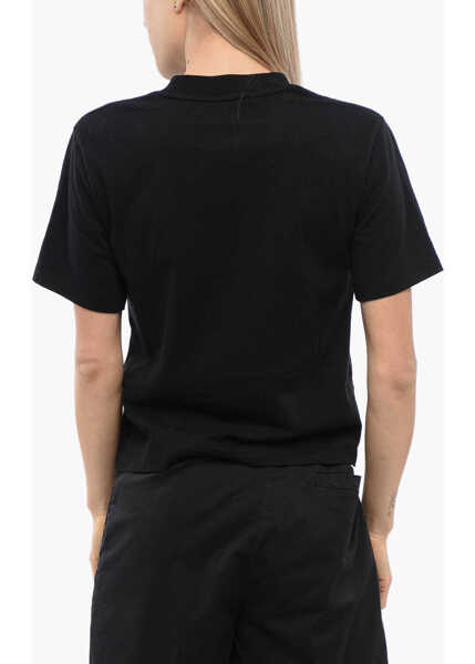 Tricouri Palm Angels Printed Crewneck T-Shirt Black Femei (BM 16622487) 2