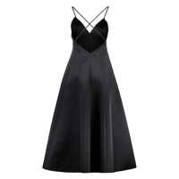 Rochii Philosophy Dama - Rochii Philosophy Philosophy Di Lorenzo Serafini Satin Dress Black Femei (BM 16622727) - B-mall.ro