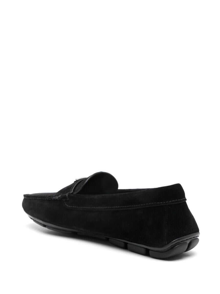 Mocasini Prada Prada Logo-Plaque Loafers Black Barbati (BM 16623813) 3