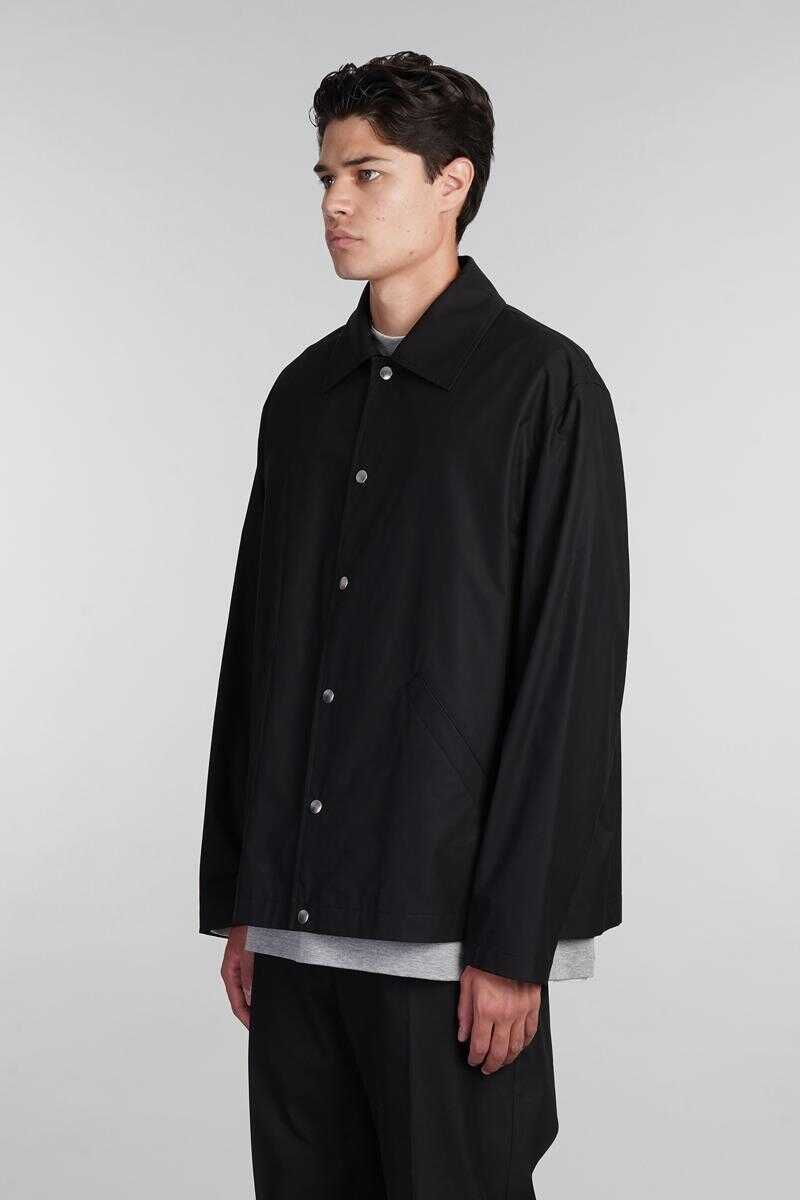 Geci Jil Sander Jil Sander Blouson 03 Casual Jacket Black Barbati (BM 16624107) 4