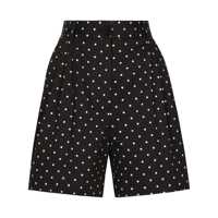 Pantaloni scurti Dolce & Gabbana Polka Dot Print Cotton Shorts Femei