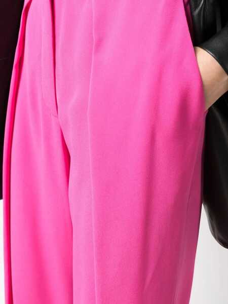 Pantaloni office Balmain Tapered-Fit High-Waisted Pants Pink Femei (BM 16629192) 5