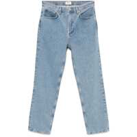 Blugi 'Waldon' Light Blue Five-Pocket Jeans With Back Logo Application In Regenerative Cotton Man Barbati