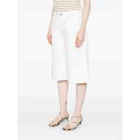 Imbracaminte FRAME Dama - Pantaloni casual FRAME The Boy Short White Shorts With Belt Loops In Denim Woman WHITE Femei (BM 16634469) - B-mall.ro