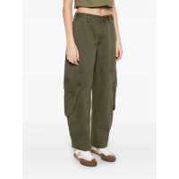 Imbracaminte FRAME Dama - Blugi FRAME The Bubble Cargo Green Jeans In Cotton Woman GREEN Femei (BM 16634484) - B-mall.ro