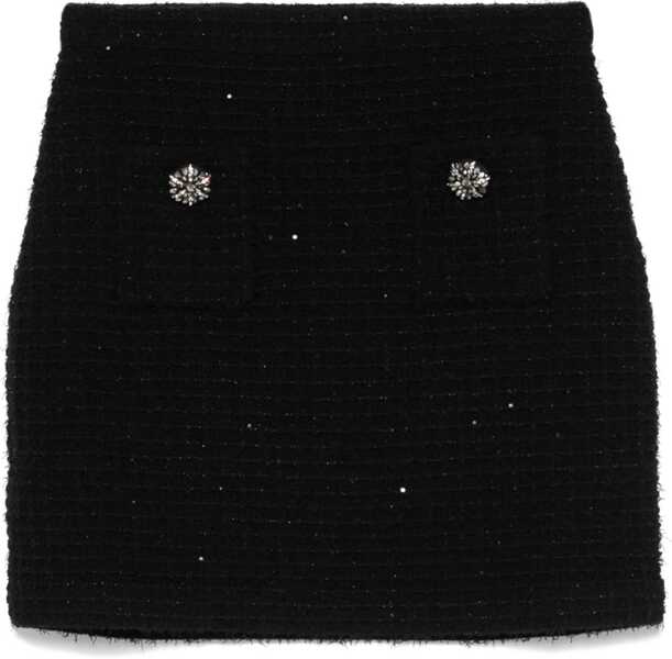 Fuste casual Self-Portrait Mini Skirt BLACK Femei (BM 16634643) 1