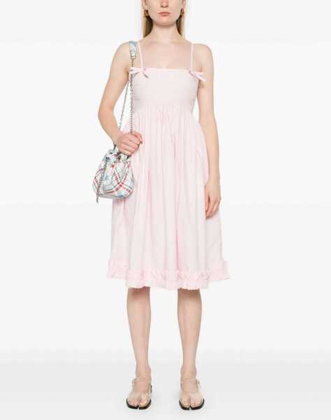 Rochii casual Ganni Poplin Dress PINK Femei (BM 16634688) 2