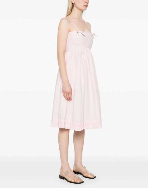 Rochii casual Ganni Poplin Dress PINK Femei (BM 16634688) 3
