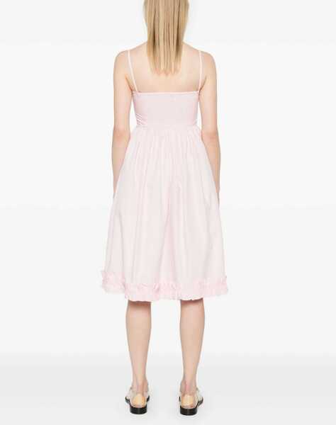 Rochii casual Ganni Poplin Dress PINK Femei (BM 16634688) 4