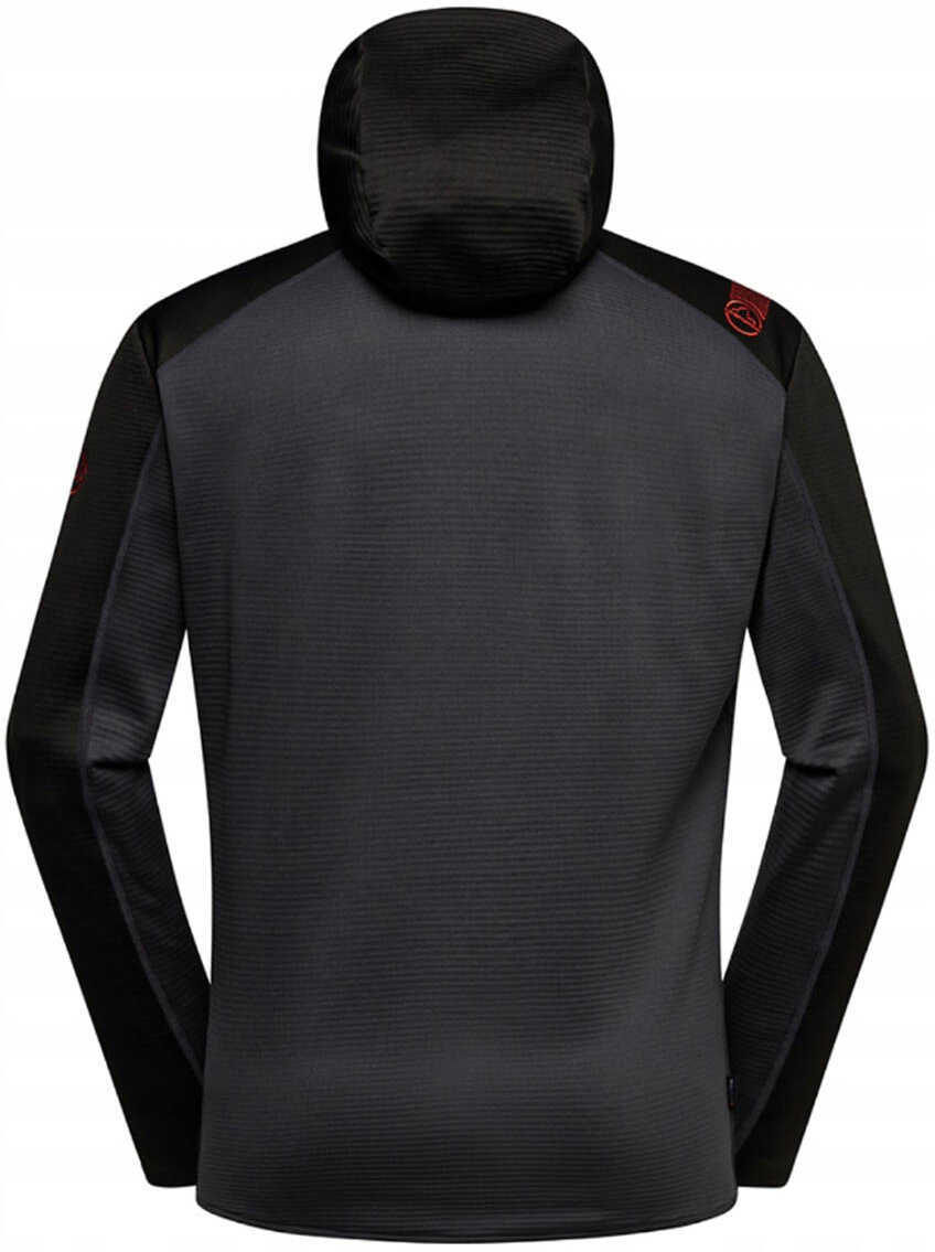 Bluze de trening La Sportiva Upendo Hoody M Carbon/Cherry Tomato Black Barbati (BM 16636845) 2