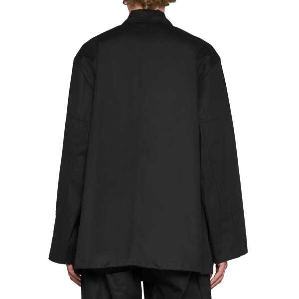 Jachete Balenciaga Balenciaga Multi-Pocket Cargo Shirt Jacket Black Barbati (BM 16637145) 3