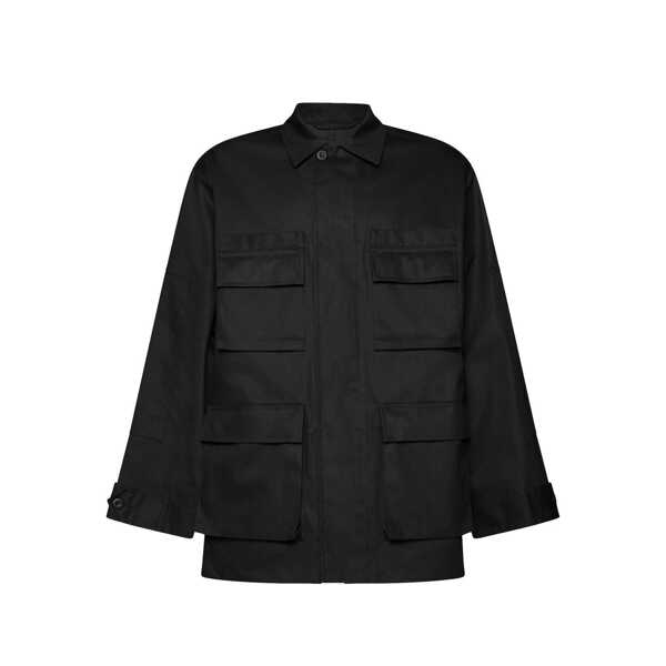 Jachete Balenciaga Balenciaga Multi-Pocket Cargo Shirt Jacket Black Barbati (BM 16637145) 1
