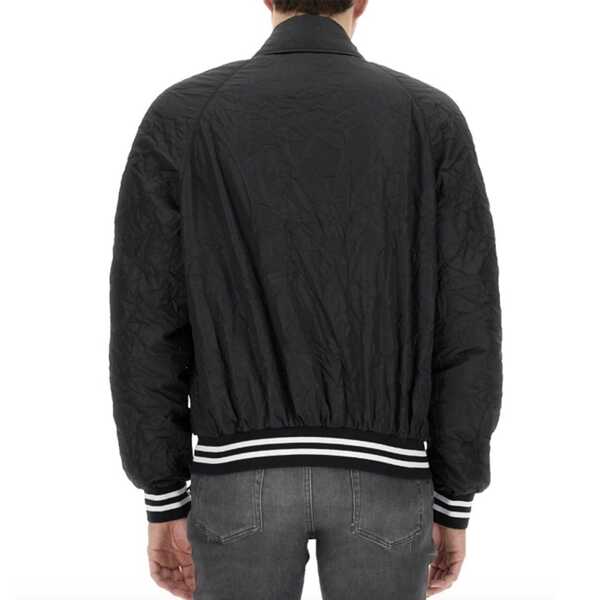 Bomber jacket Balmain Balmain Casual Bomber Jacket Black Barbati (BM 16637172) 3