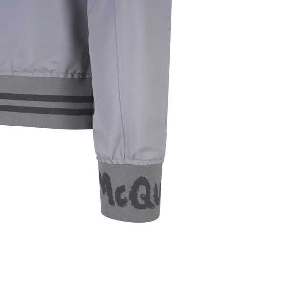 Bomber jacket Alexander McQueen Alexander McQueen Bomber Jacket Gray Barbati (BM 16637274) 3