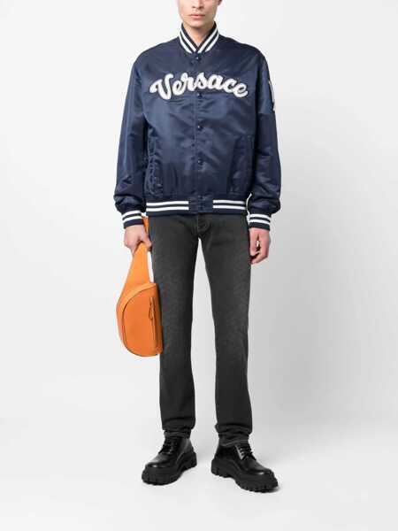 Bomber jacket Versace Versace Bomber Jacket Blue Barbati (BM 16637328) 2