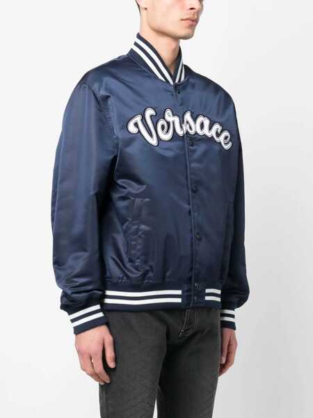 Bomber jacket Versace Versace Bomber Jacket Blue Barbati (BM 16637328) 3