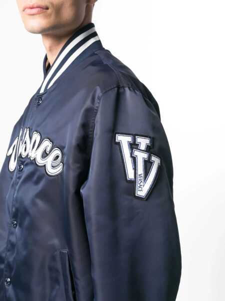 Bomber jacket Versace Versace Bomber Jacket Blue Barbati (BM 16637328) 5