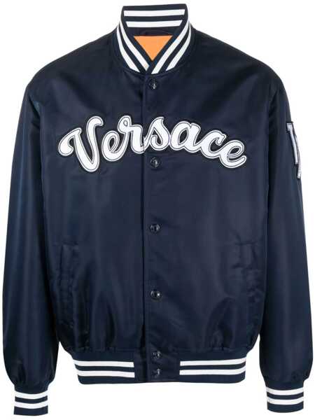 Bomber jacket Versace Versace Bomber Jacket Blue Barbati (BM 16637328) 1