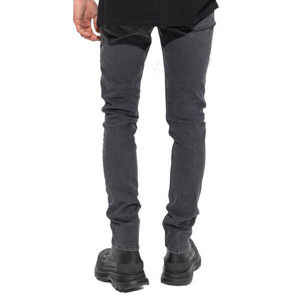Blugi Alexander McQueen Alexander McQueen Cotton Denim Jeans Black Barbati (BM 16637406) 3