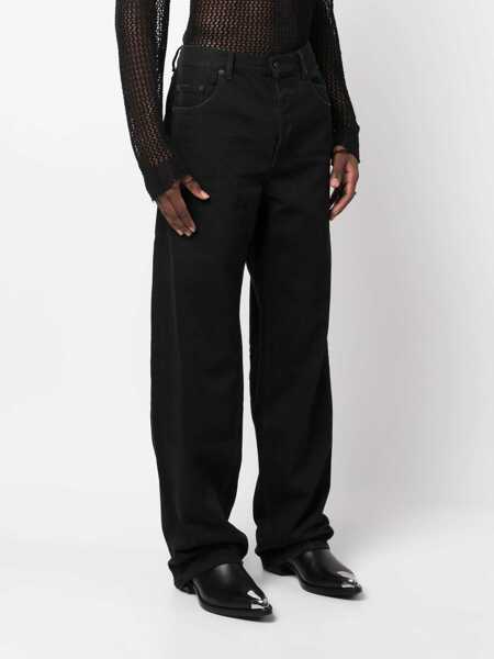 Blugi Saint Laurent Saint Laurent Long Baggy Denim Jeans Black Femei (BM 16637463) 3