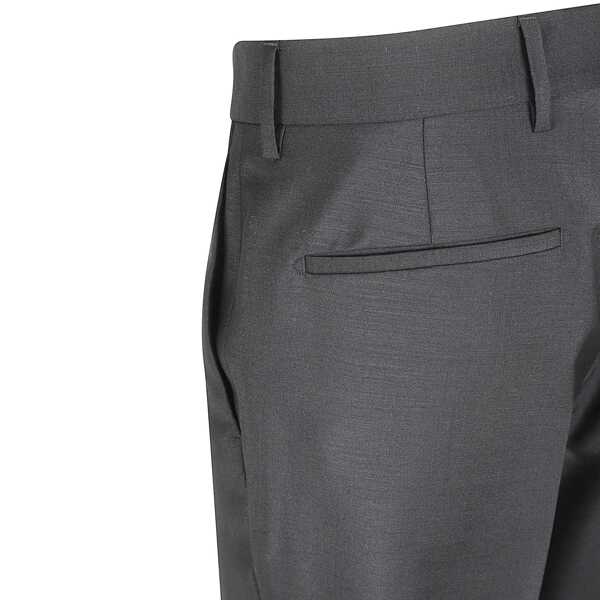 Pantaloni Prada Prada Classic Wool Trousers Gray Barbati (BM 16637544) 3