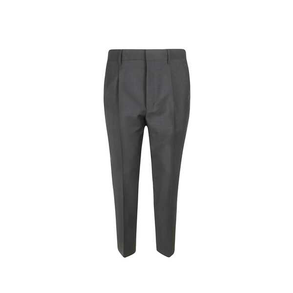 Pantaloni Prada Prada Classic Wool Trousers Gray Barbati (BM 16637544) 1