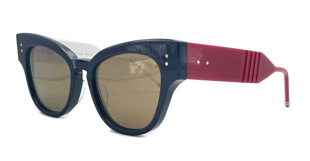 Ochelari de soare Thom Browne Thom Browne Sunglasses NAVY BLUE Femei (BM 16644855) 2