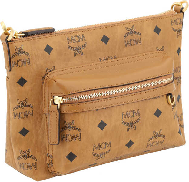 Genti de mana MCM Aren Visetos Shoulder Bag COGNAC Barbati (BM 16645272) 2